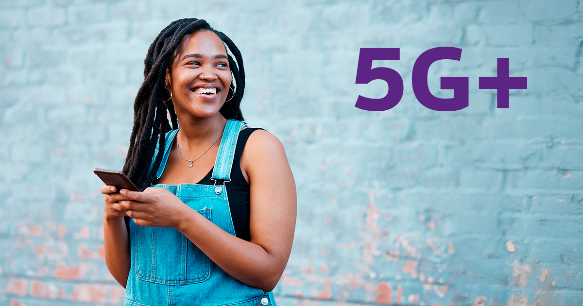 Visuel officiel Proximus annonçant la 5G+