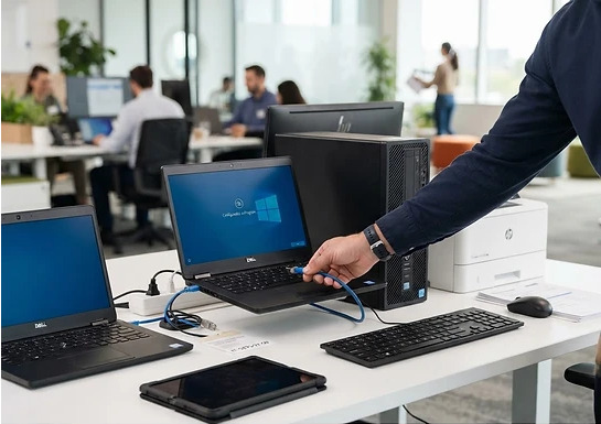 Configuration d’équipements informatiques dans un environnement professionnel